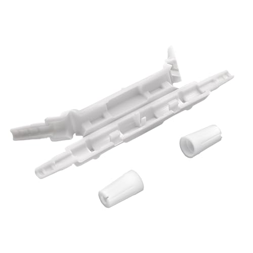 Duttek 20 Pac Indoor Fiber Splice Case(Open Type), PVC Lightweight Protection Cover for Fiber Optic Connectors and Splice Points, Open Type Optical Fiber Protective Housing, Easy Snap-On Design