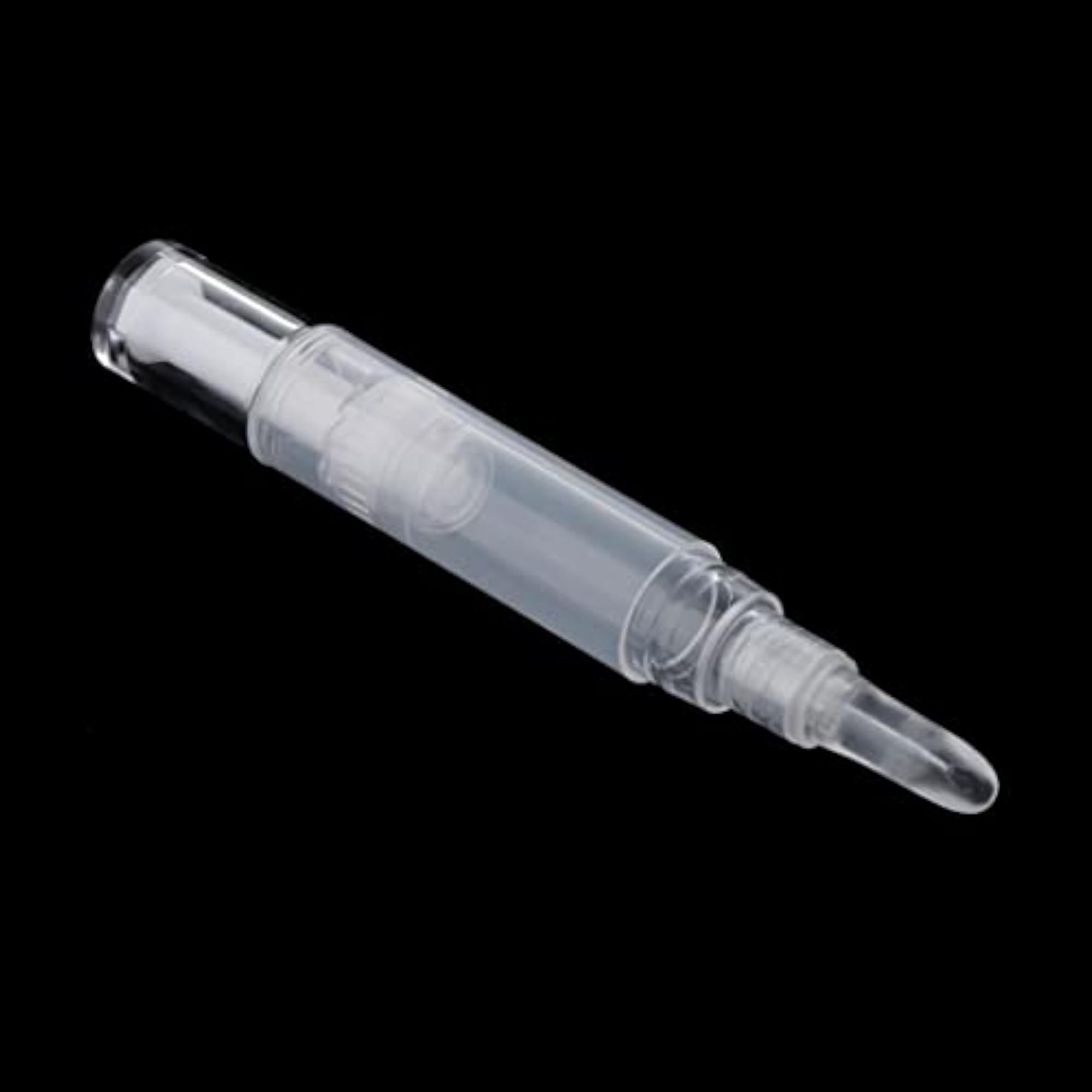3pcs Empty Twist Pen Silicone Head Makeup Bottle, 5ml