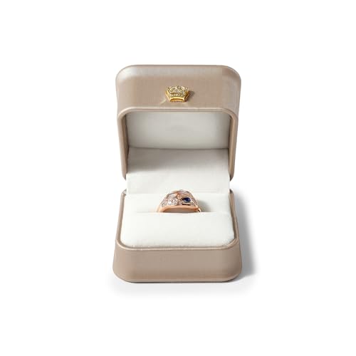 Leather Ring Gift Box Wedding Jewelry Gift Box Small Ring Case for Birthday, Proposal, Engagement,Wedding, Valentine's Day