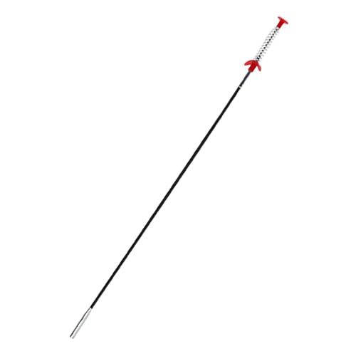 Herramienta para desatascar inodoros: 4 garras para eliminar obstrucciones, varilla de plomero para eliminar residuos de mangueras con | Productos de limpieza para el hogar, ayudas para llegar al desa