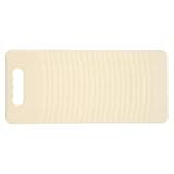 MAGICLULU Tragbares Waschbrett aus Kunststoff Großes Handwaschbrett für Studentenwohnheime und Reisen Rutschfestes Wäschewaschbrett für Manuelle Reinigung