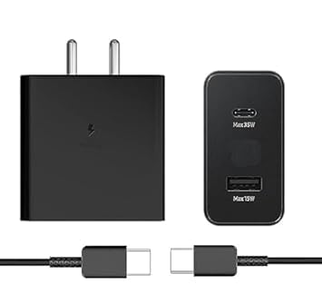 Image of Original 35W Ultra Fast Type-C Charger for Sam-Sung M52 / M 52,M53 / M 53, M61 / M 61, M70 / M 70 M70s Charger with Cable (DP67)