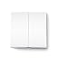 Placca Per Interruttore Con Teschio Hippie E Scheletro – 2 Moduli – Decorazione Murale Originale Per Casa, Bagno, Camera Da Letto (11,4 X 4,5 Cm)