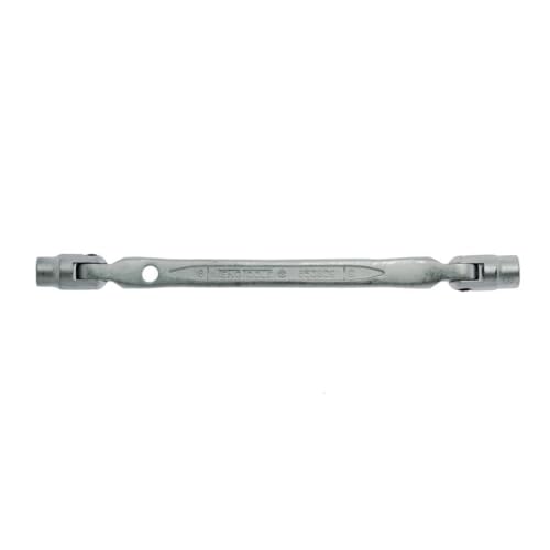 Teng Tools 8mm x 9mm 12 Point Metric Double Flexible/Swivel Box End Socket Wrench - 650809