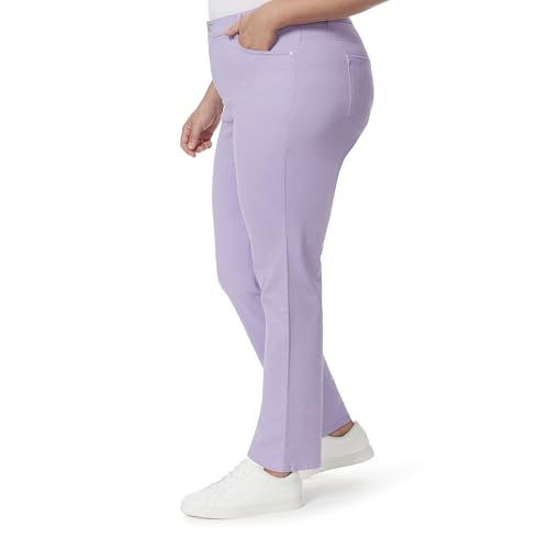 Gloria Vanderbilt Women's Plus Size Amanda Classic High Rise Tapered Jean Standard, Sweet Violet2