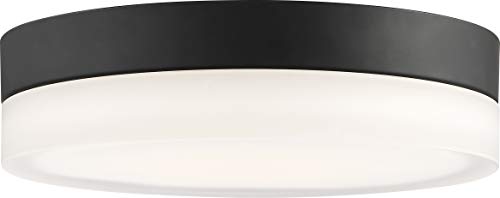 Nuvo 62/468 Pi LED Lighting Fixture, 9" Flush Mount, Black