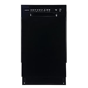 EdgeStar BIDW1802BL 18 Inch Wide 8 Place Setting Built-In Dishwasher