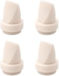 Eufy Valves originales pour becs de canard (4-Pack) pour pompe à sein portable E10/S1/S1 Pro, Pièces de rechange pour pompe à sein