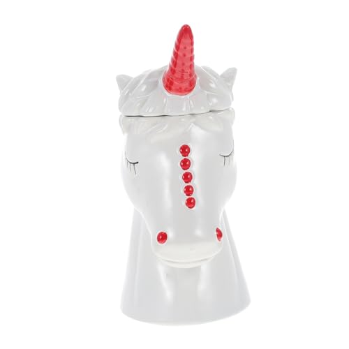 FUNNETOYU 1pieza Taza Decorativa De Cerámica De Unicornio Para Bebidas Vaso De Cóctel Para Uso Casa y Fiesta Adorable Para Amantes Unicornio