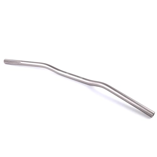 Guidon riser moto 22mm anti-vibration en aluminium couleur titane