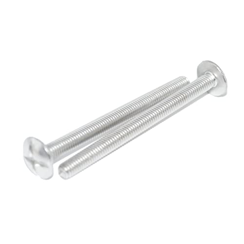 Large Head Round-Head Screws M5X10 Pack of 100 NF E 25-129 A2 Stainless Steel Low Head Double Slot, Packaging: 100 pieces - Image 4