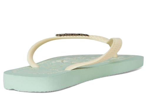 Image of Havaianas Women's Slim Logo Metallic Flip Flops