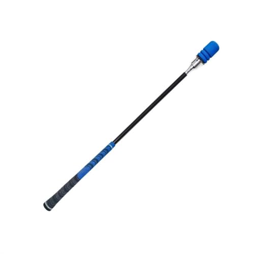 ゴルフ練習器具 スイング 素振り ゴルフスイングツールトレーニング練習スティック 自宅練習 父の日 母の日(青)