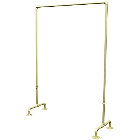 Portant à vêtements Frederimo en métal doré Cover