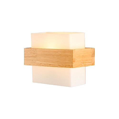 Lámpara de pared de madera para pasillo y comedor acogedor 2