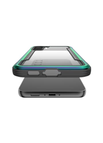 Image of X-Doria RAPTIC Galaxy S23 Plus Case, Shield (Anodized Aluminum, TPU & Polycarbonate) Protection Case /Cover Designed for Galaxy S23 Plus /Galaxy S23+ (6.6 -Inch) (2023) - Iridescent