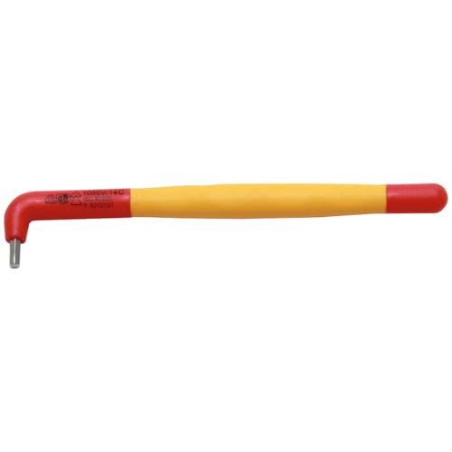 Image of ProsKit VDE 1000V Insulated Hex Key Wrench 3mm, S2 Alloy Steel Hex Allen Key with Ergonomic Non-Slip Handle for Electrical Maintenance & Industrial Applications