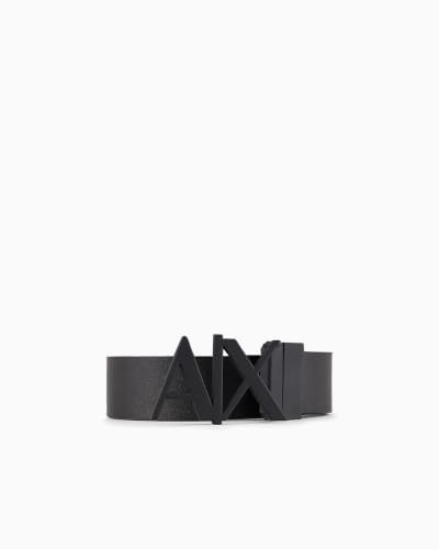 Image of Armani Exchange Men's Gold Buckle Reversible Hinge Belt
