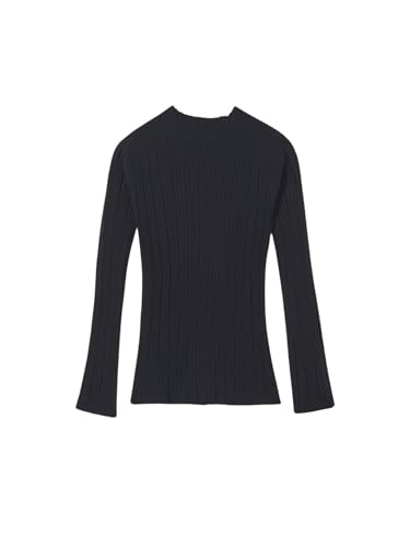 Mayoral Knit Mockneck for Girls Black