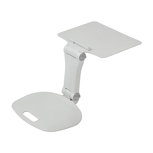 Image of ECR4Kids The Surf Folding Portable Activity Lap Desk, Adjustable, Flexible Seating, Light Grey