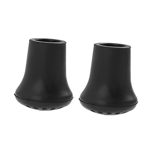 Beavorty 2Pcs Skid Crutch Tips for Enhanced Stability Durable Protective Pads for Walking Canes Climbing Accessory Non Slip Design for Safety