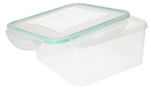 KOTARBAU® Recipiente de plástico para comida, 400 ml, Fiambrera, Bote cuadrado, Tupper para almacenamiento de alimentos, Taper, Cierre hermético