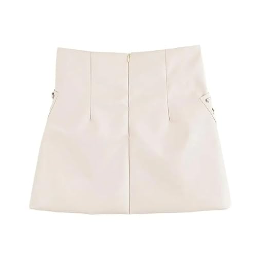 High Waist Slim Mini Solid Color Straight Women's Casual Short Skirt4