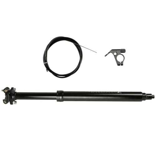 Tige de selle de vélo 31,6 mm en alliage noir pour VTT et vélo de route