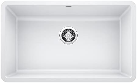 BLANCO 442533 Precis Single Bowl-White 30" Kitchen Sink