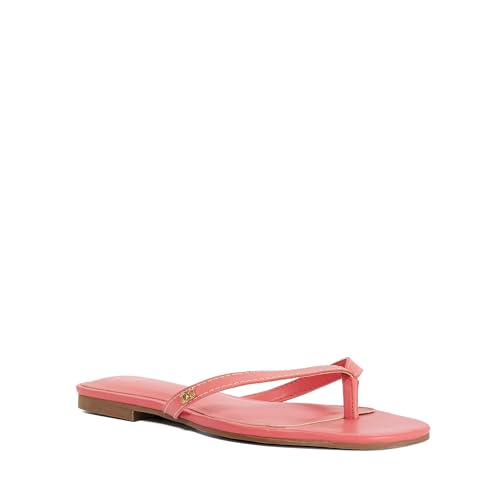 Dune London Ladies LASSLIE Leather Toe Post Sandals Size UK 6 Flat Sandals