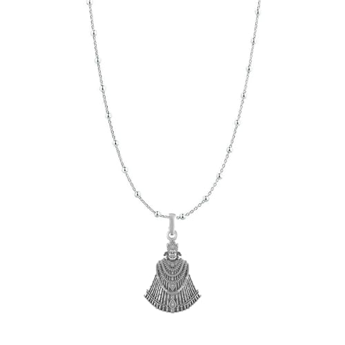 Pendentif en argent sterling 925 OM avec chaîne à perles spirituelle et divine pour homme et femme