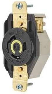 20A Twist-Lock Receptacle 4P 4W 120/208VAC BK