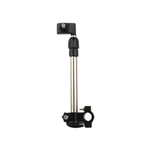 LIOOBO Schirmhalterung Teleskop Verstellbarer Regenschirm-Halter für Fahrrad Kinderwagen Rollator Rollstuhl