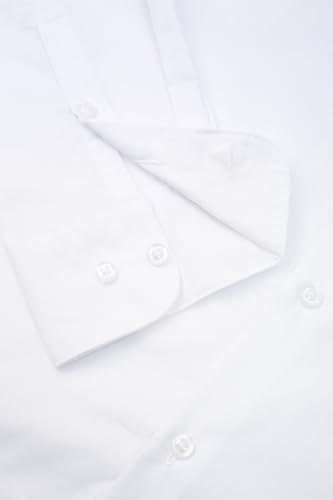 Image of Peter England Men's Classic Solid Full Sleeve Slim Fit Shirt | Wonder Fabric | Cotton Rich | Pin Point Oxford