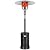 Hykolity 50,000 BTU Propane Patio Heater with Table Design, Stainless Steel Burner, Triple Protection System, Wheels, Outdoor Heaters for Patio, Garden, Commercial and Residentia, Black