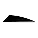 TAC Vanes 2.25" Driver Hybrid Vanes, Black Vanes, Pack of 36, Vanes for Archery Bowhunting and Recreational Shooting