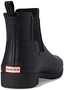 Hunter Footwear Women's Refined Chelsea Rain Boot, Black, 10 | Image 4