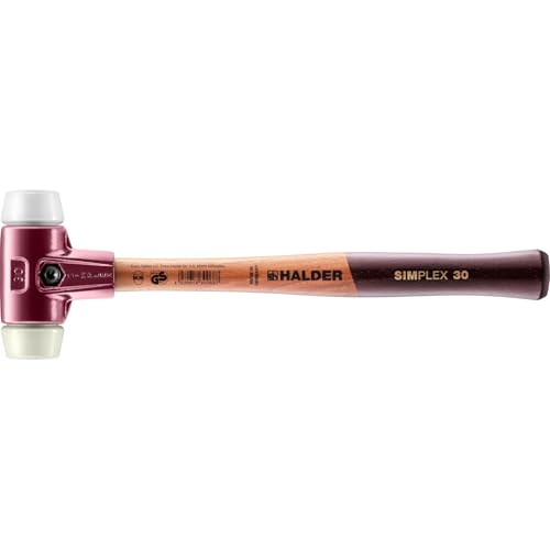 Halder 3078030 Simplex Soft-Face Superplastic/Nylon Mallet, Multi-Colour, 30 mm