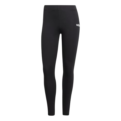 adidas Femme ESSENTIALS LINEAR COTTON LEGGINGS, Black/White, M
