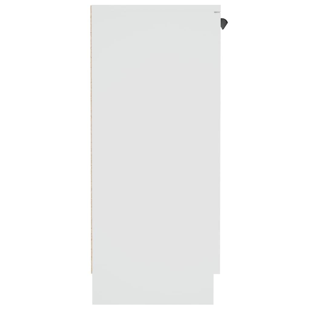 vidaXL Buffet Armoire de Rangement Organisateur de Maison Meuble de Rangement Armoire de Salon Intérieur Blanc 60x30x70 cm Bois d'Ingénierie