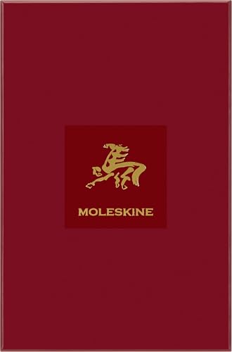 Moleskine Ruled Notebook Year of the Horse - Hard Cover Certified VEGEA® in Red, Large Size 13 x 21 cm, with Reusable Gift Box - Image 2