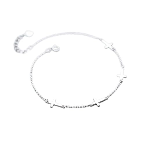Bracelet de cheville femme en argent idéal pour les fêtes de mariage et soirées d'été