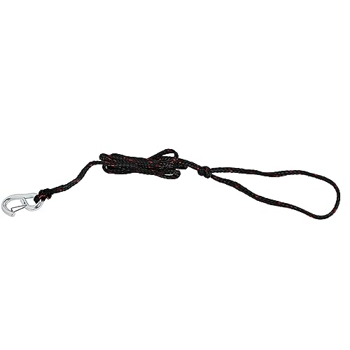 Extreme Max 3006.6803 PWC 9' Dock Line with Zinc-Plated Snap Hook - Value 2-Pack, red,black - Image 4