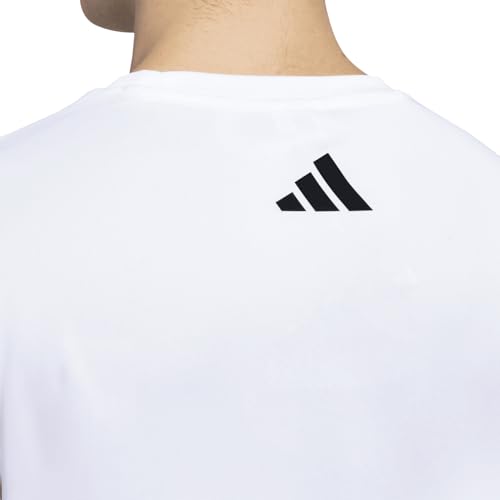 Image of adidas Men's Polyester Regular Fit T-Shirt
