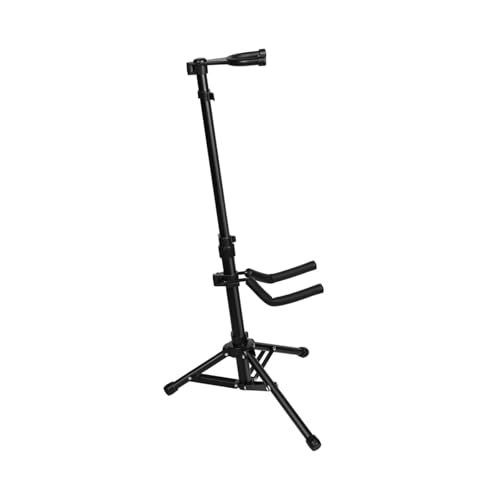 YHNNH Adjustable Height Violin Stand with Bow Holder, Foldable Floor Standing Stand for Violin Guitar Bass Ukulele, Portable Multi-Instrument Display Stand