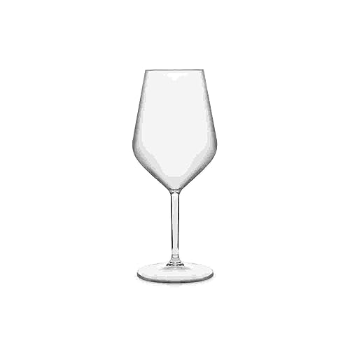 WAF RucBicchieri Set 6 COPAS Vino/Longdrink EVENT TASTING BLOWN STEMGLASS 47 cl. IRROMPIBLES, en Tritan® (Plástico Rígido), BPA-Free, Reutilizables y Lavables en Lavavajillas (Transparente)
