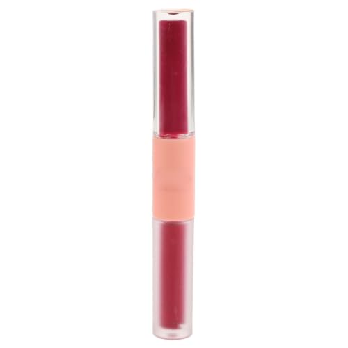 WATIIFUFU Set de Labiales de Alta Pigmentación y Diseño Doble, Labial Líquido Mate y Brillo de Labios Cremoso, Resistente al Agua, Adecuado para Estudiantes
