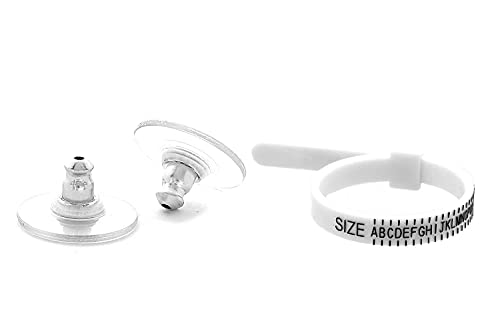 Pewterhooter® 5 paia di orecchini comodi e sicuri