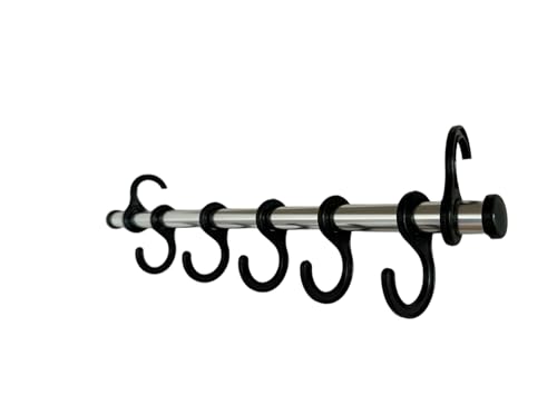 Hakenleiste mit 7 Haken Zeltleiste Kleiderhaken Garderobe Zelt Caravan Camping