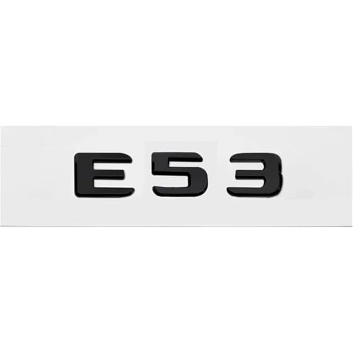 Autocollants 3D de numéro de Queue E53 Noir Emblème Coffre Mercedes Classe E - 2
